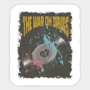 The War On Drugs Vintage Vynil Sticker